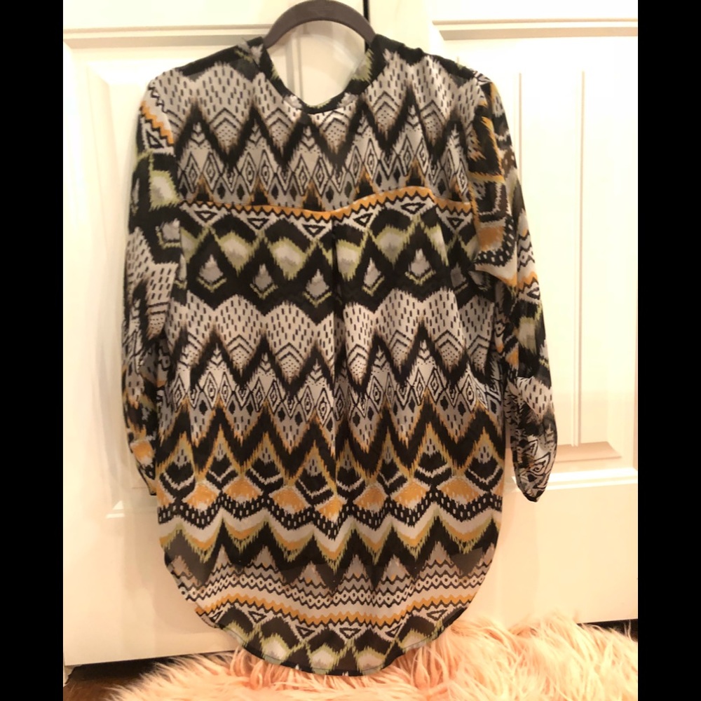 Aztec print blouse - Picture 2 of 2